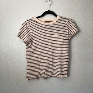 Striped picked T